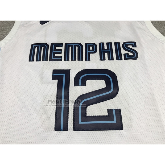 Maglia
 Ja Morant NO 12 Memphis Grizzlies Association 2022-23 Bianco
